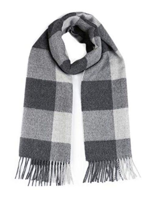 Incredible Natural Creations from Alpaca - INCA Brands Inca Fashions - 100% Pure Baby Alpaca Buffalo Plaid Scarf for Men and Women