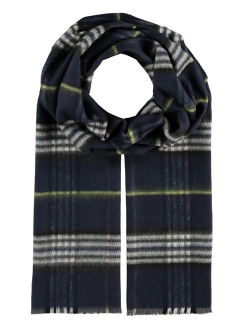 V. Fraas Men's Cashmink Classic Plaid Muffler