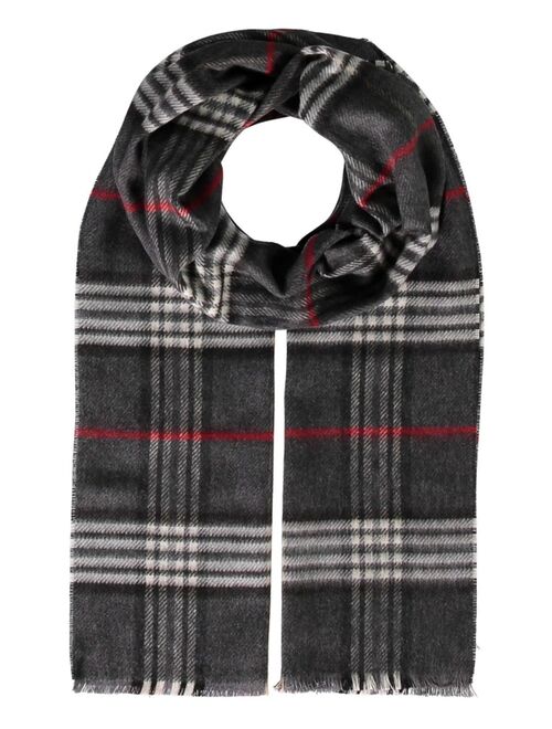 V. Fraas Men's Cashmink Classic Plaid Muffler