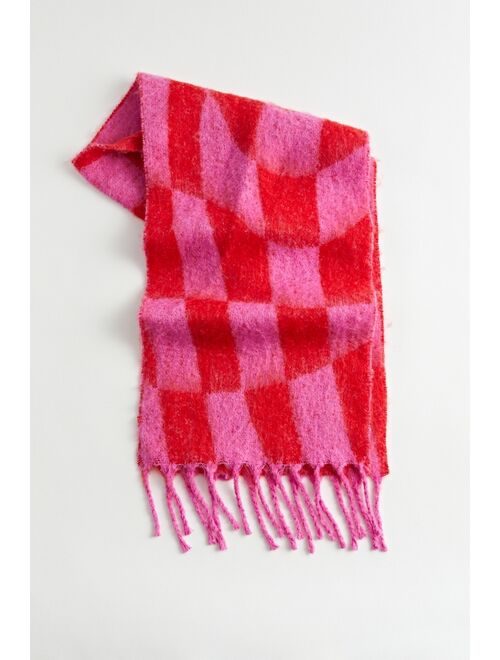 Hansel From Basel Checker Scarf