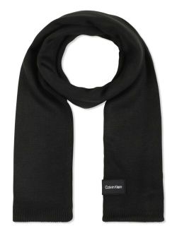 Men's Woven Patch Logo Scarf