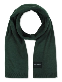 Men's Woven Patch Logo Scarf