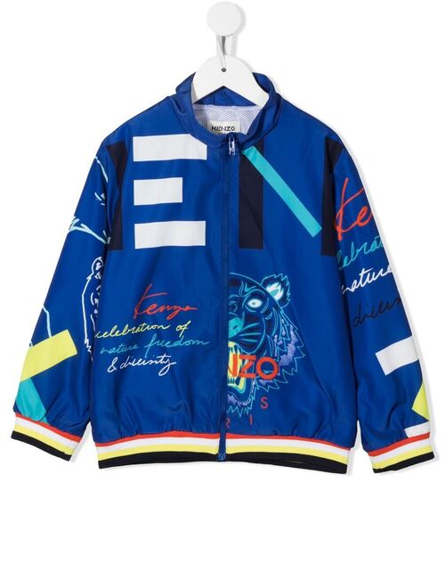 Kenzo Kids Multi Iconics bomber jacket