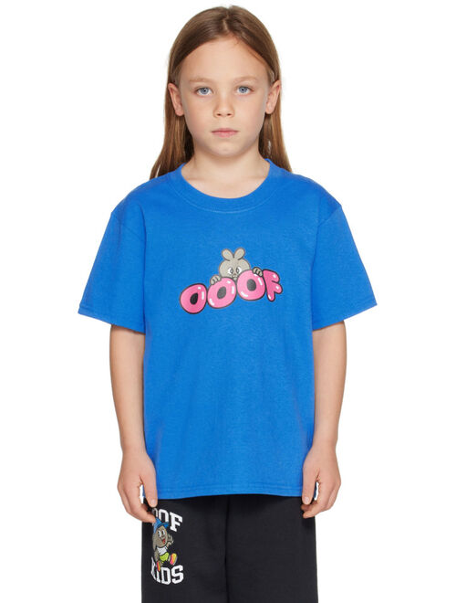 OOOF SSENSE Exclusive Kids Blue Peek T-Shirt