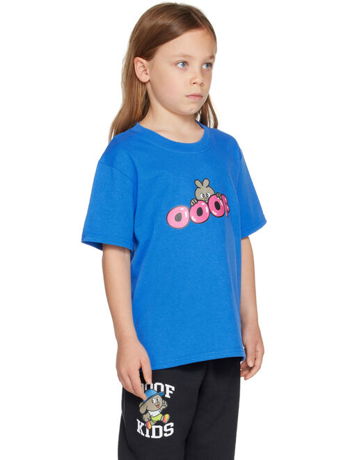 OOOF SSENSE Exclusive Kids Blue Peek T-Shirt