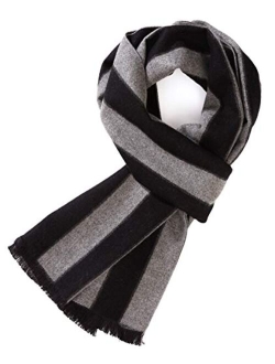 FULLRON Men Winter Scarf Soft Warm Long Scarves