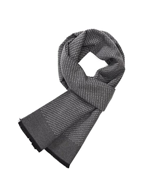 FULLRON Men Winter Scarf Soft Warm Long Scarves