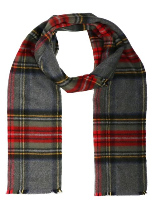 V. Fraas Men's Cashmink Tartan Muffler