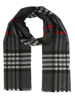 V. Fraas Men's Cashmink Exploded Plaid Muffler