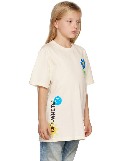 Kids Off-White Sun & Peace T-Shirt