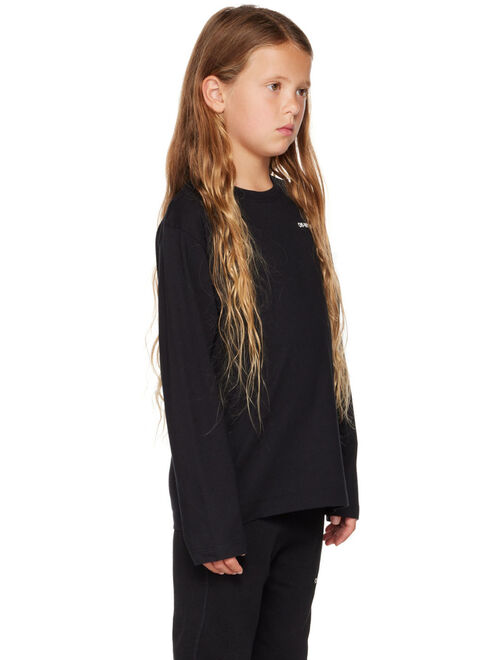 OFF-WHITE Kids Black Monster Arrow Long Sleeve T-Shirt