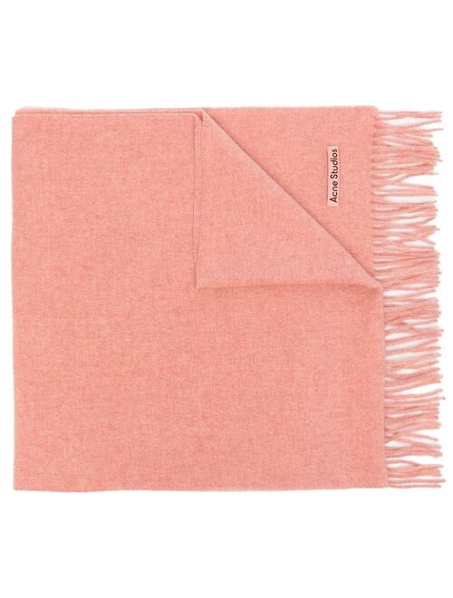 Acne Studios fringed wool scarf