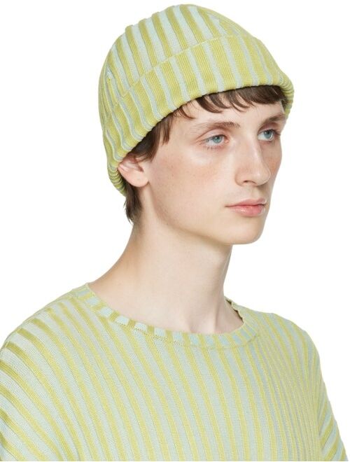 Eckhaus Latta Yellow Keyboard Beanie