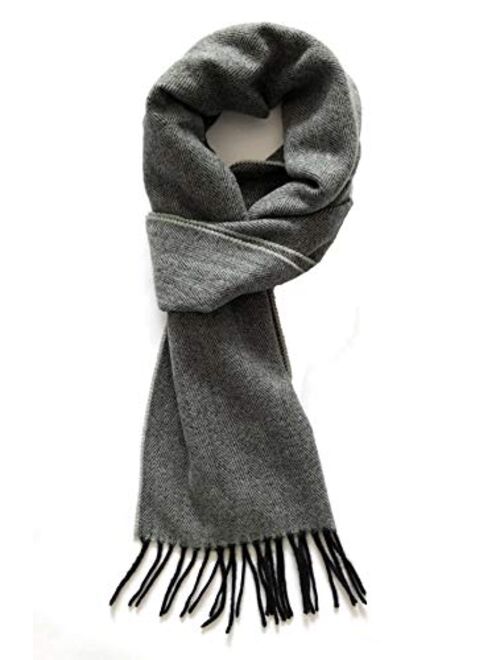 Runtlly Men's Winter Scarf Soft Classic Cashmere Feel Scarves Unisex