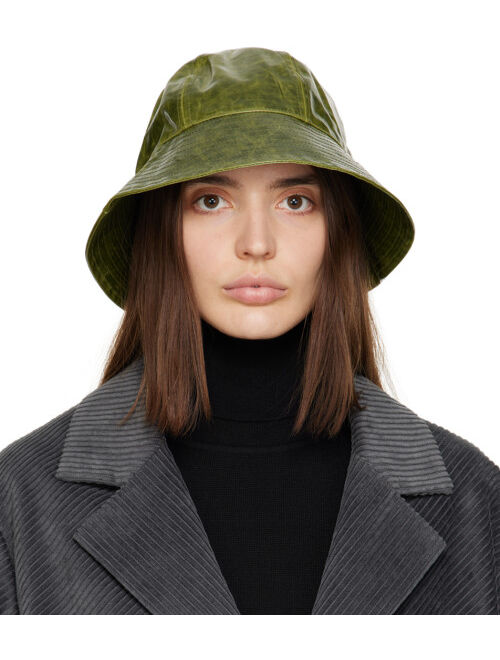 SONG FOR THE MUTE Green Coated Bucket Hat