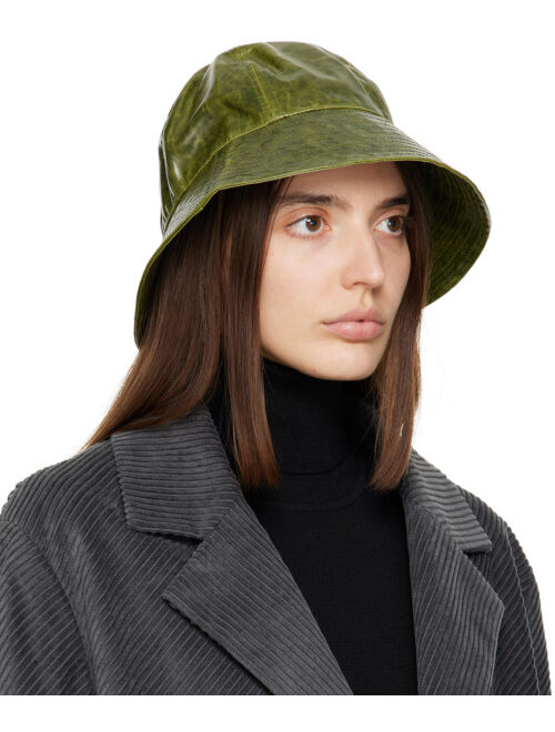 SONG FOR THE MUTE Green Coated Bucket Hat