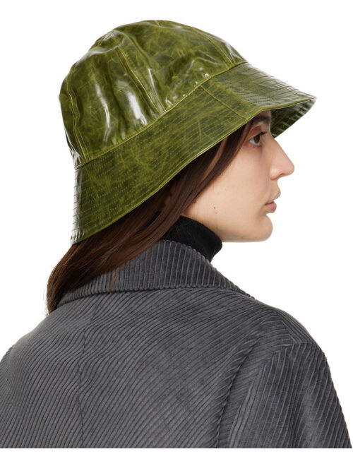 SONG FOR THE MUTE Green Coated Bucket Hat