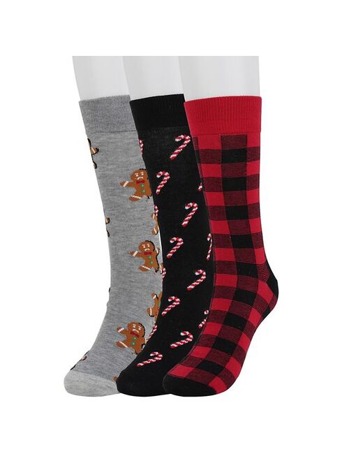 Men's Celebrate Together 3-pack Holiday Fashion Socks