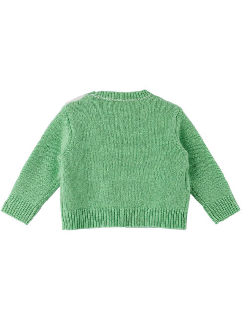 MARNI Baby Green Logo Sweater