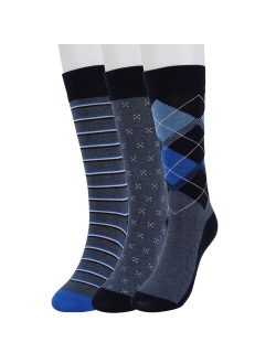 3-pack Patterned Dress Socks