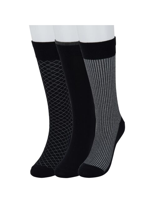 Men's Sonoma Goods For Life 3-pack Patterned Dress Socks