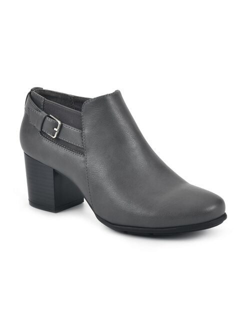 Croft & Barrow Grapesoda Women's Block Heel Ankle Boots