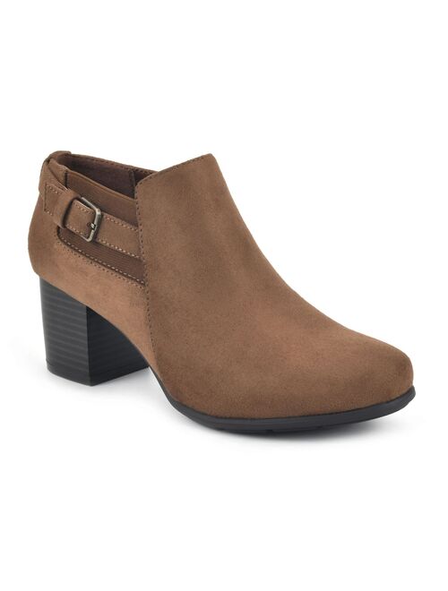 Croft & Barrow Grapesoda Women's Block Heel Ankle Boots