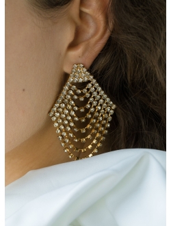Seraphina crystal-embellished earrings