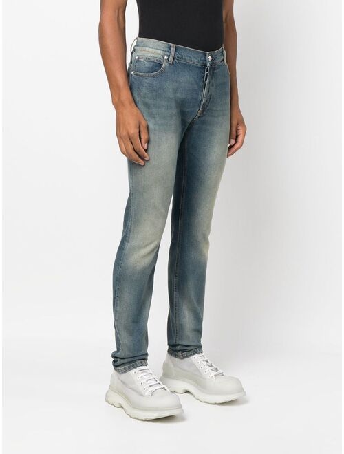 Balmain mid-rise tapered jeans