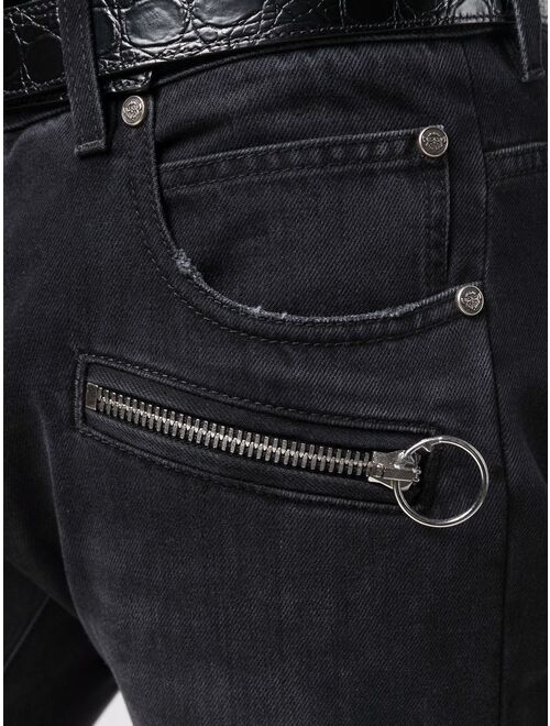 Balmain skinny-fit biker jeans