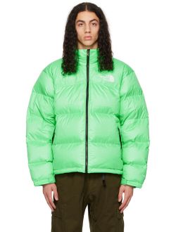 Green 1996 Retro Nuptse Down Jacket