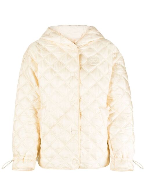 TWINSET diamond-quilted puffer jacket