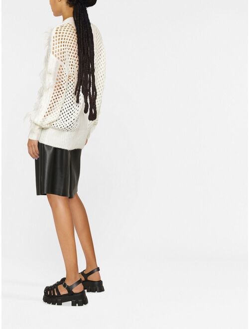 TWINSET embellished textured jumper