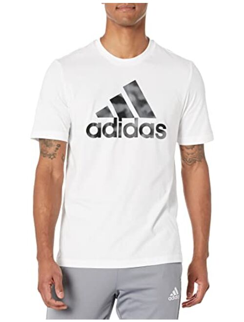 adidas Men's Essentials Camouflage Print Tee