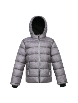 ROKKA&ROLLA Little and Big Boys' Heavyweight Puffer Jacket Bubble Coat