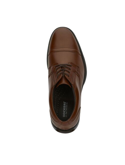 DOCKERS Men's Garfield Cap Toe Dress Oxford