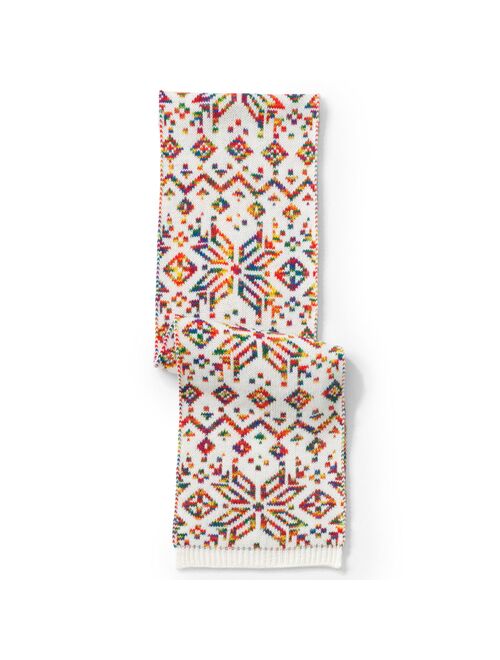 Kids 4-16 Lands' End Fair Isle Knit Scarf