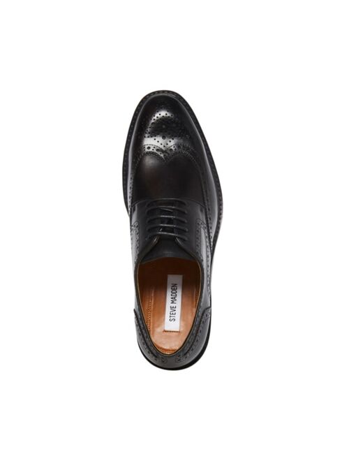 STEVE MADDEN Men's Hoxton Wingtip Derby