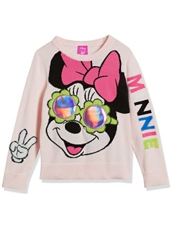 Disney | Marvel | Star Wars | Frozen | Princess Girls and Toddlers' Pullover Crew Sweaters