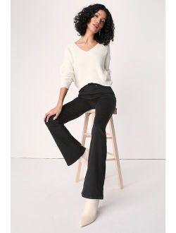 JBD Makin' It Trendy Black High Rise Flare Jeans