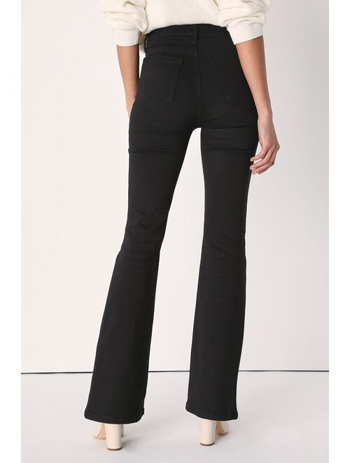 JBD Makin' It Trendy Black High Rise Flare Jeans