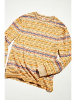 Printed Jacquard Long Sleeve Tee