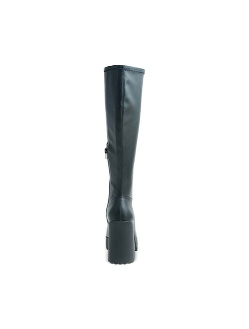 WILD PAIR Killian Block-Heel Riding Boots, Created for Macy's