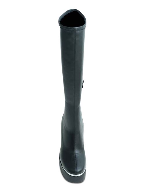 WILD PAIR Killian Block-Heel Riding Boots, Created for Macy's