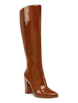 WILD PAIR Daytonaa Pointed-Toe Block-Heel Boots, Created for Macy's