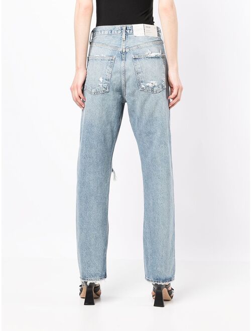 AGOLDE distressed loose-fit jeans