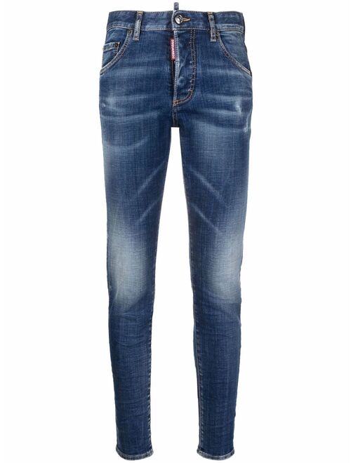 Dsquared2 stonewashed skinny jeans