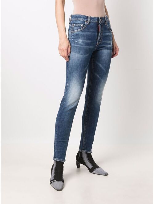 Dsquared2 stonewashed skinny jeans