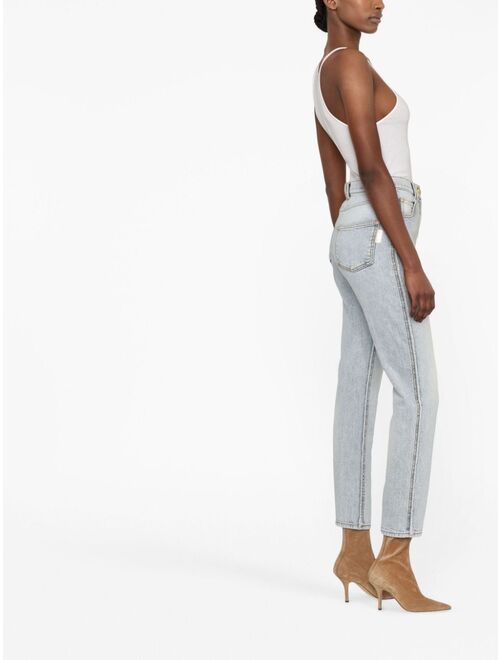 Balmain high-waisted slim-cut jeans