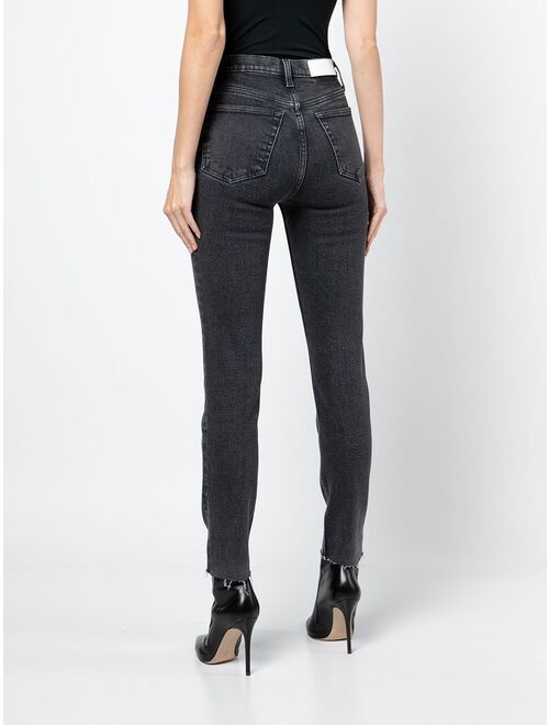 RE/DONE comfort-stretch ankle crop jeans